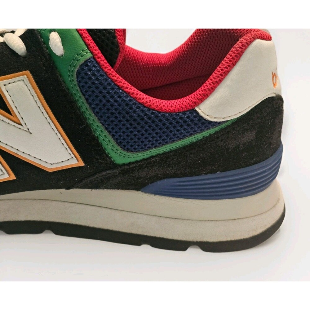 New Balance 574 Rugged Men Size 12 Colorblock Black Blue Red Sneaker ML574DRC - Picture 16 of 16